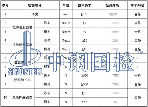 hdpe膜检测项目效果