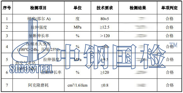 铁路橡胶道口板检测项目效果